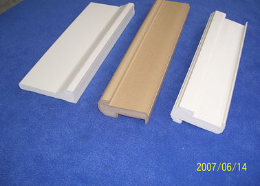 Kapı İçin Beyaz Su Geçirmez PVC Dekoratif Profiller 7ft Backband Astragal