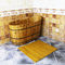 Su geçirmez WPC Composite Decking Banyo Banyo Kat Mat Geri Dönüşüm
