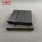 Siyah PVC Skirting Board 150mm PVC Baseboard İç mekan dekorasyonu