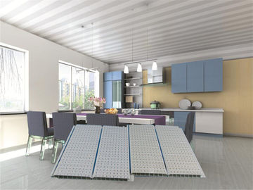 PVC Dekoratif Tavan Panelleri / Restaurant için su geçirmez PVC Tavan Fayans