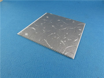 250mm 5mm İç Dekorasyon PVC Tavan Fayansları Gümüş Vinil Paneller