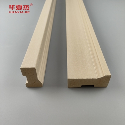 Fiyat Fiyat 50mm 76mm Wpc Tuğla Kalıp Wpc Kapı Çerçeve Ahşap Taneler Dış Dekorasyon