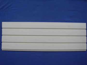 ISO Beyaz Ahşap PVC Elementler Panelleri / Ahşap Plastik Oluklu Duvar Panosu