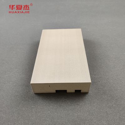 İyi fiyat Yüksek Kaliteli Düz Kapak Çerçeve WPC Kapı Çerçeve Su geçirmez Ahşap Taneler Wpc Kalıplama çevrimiçi