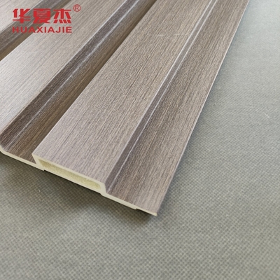 wood grain WPC Wall Panel For Indoor / Outdoor Wall Decoration