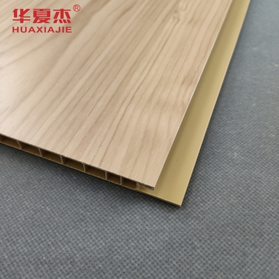 Laminli Ahşap PVC Panel WPC Duvar Paneli İç Ev Banyo Dekorasyonu
