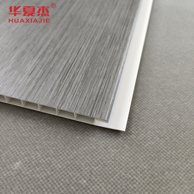 300 X 10 mm PVC Duvar Paneli Ahşap Tasarımlar PVC Tavan Paneli Banyo Dekorasyonu