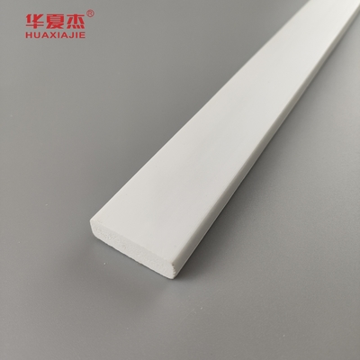 toptan maliyet fiyatı 3/8 x 1-1/4 kapı durağı pvc dekoratif kalıplama iç profil beyaz tahta