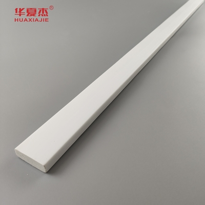 toptan maliyet fiyatı 3/8 x 1-1/4 kapı durağı pvc dekoratif kalıplama iç profil beyaz tahta