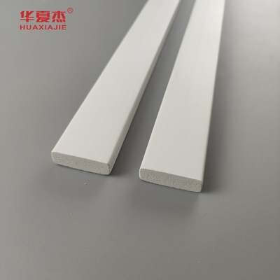 toptan maliyet fiyatı 3/8 x 1-1/4 kapı durağı pvc dekoratif kalıplama iç profil beyaz tahta