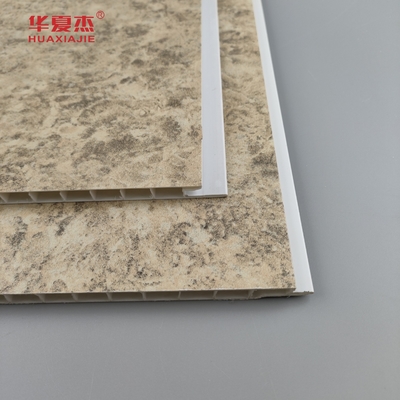 Nem Dayanıklı Mağaza Tasarımı Pvc Panel Duvar Yüzey Yumuşak Mermer Yaprak Pvc Duvar Paneli İç mekan