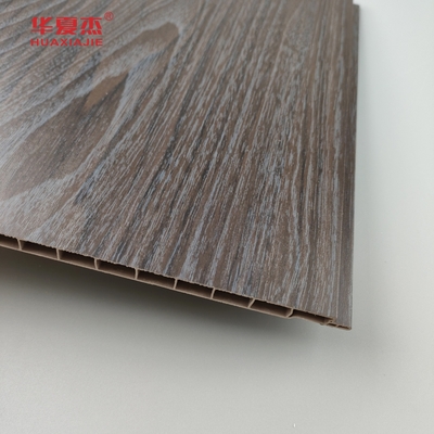 Toptan satış Koyu Ahşap Taneler Pvc Duvar Paneli Nem Dayanıklı Pvc Tavan Paneli Ofis Dekorasyonu