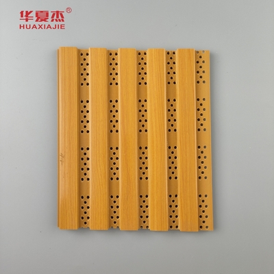 Yeni Tasarım Fluted Wpc Duvar Paneli Duvar Dekorasyonu için Perforated Wpc Panel