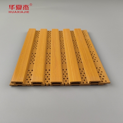Yeni Tasarım Fluted Wpc Duvar Paneli Duvar Dekorasyonu için Perforated Wpc Panel