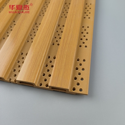 Yeni Tasarım Fluted Wpc Duvar Paneli Duvar Dekorasyonu için Perforated Wpc Panel