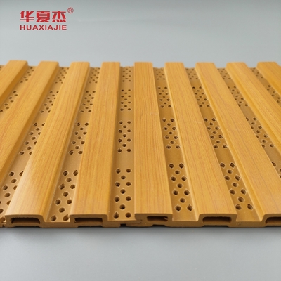 Yeni Tasarım Fluted Wpc Duvar Paneli Duvar Dekorasyonu için Perforated Wpc Panel