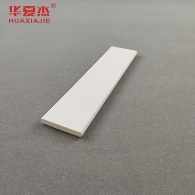 Kapı İçin Beyaz Su Geçirmez PVC Dekoratif Profiller 7ft Backband Astragal