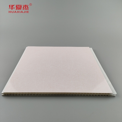 Yeni tasarım geometrik desen pvc duvar paneli duvar dekorasyonu için incelenmiş laminatlı tavan paneli pvc