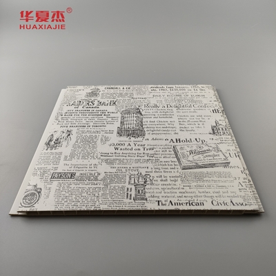Dayanıklı klasik pvc laminatlı panel antik stil pvc tavan paneli duvar dekorasyonu iç mekan