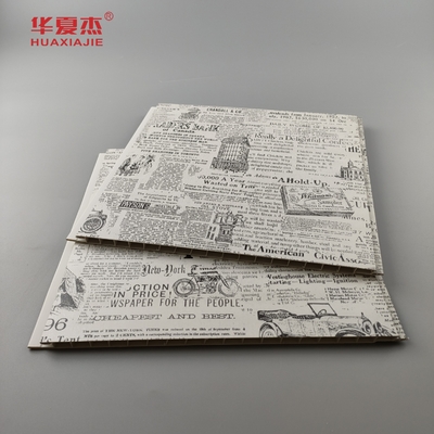 Dayanıklı klasik pvc laminatlı panel antik stil pvc tavan paneli duvar dekorasyonu iç mekan