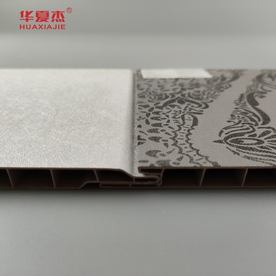 Lüks Tasarımlı PVC Duvar Paneli 60% PVC İçeriği Laminasyonlu Çizik Karşıtı Duvar İçin PVC Dekor Paneli