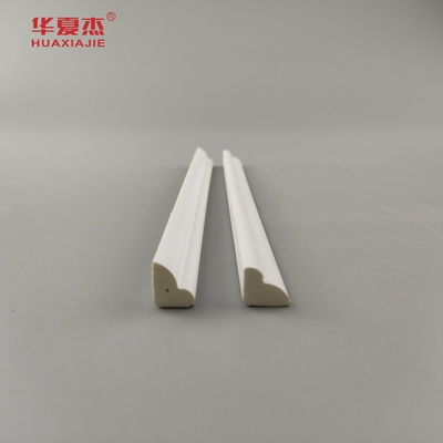 Toptan maliyet fiyatı Pvc kalıplama dış manik beyaz vinil 8FT 13x11mm Pvc profil inşaat malzemesi