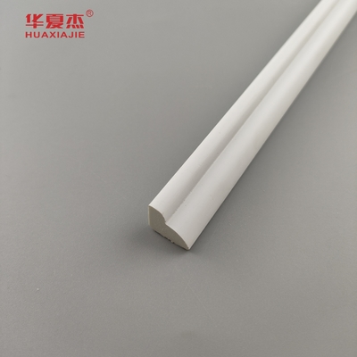 Toptan maliyet fiyatı Pvc kalıplama dış manik beyaz vinil 8FT 13x11mm Pvc profil inşaat malzemesi