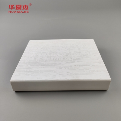 Sıcak Satış Düzme Tahta Beyaz Vinyl 5/4IN*6IN*12FT PVC Ahşap Desen Kalıp Tahta
