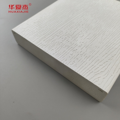 Sıcak Satış Düzme Tahta Beyaz Vinyl 5/4IN*6IN*12FT PVC Ahşap Desen Kalıp Tahta