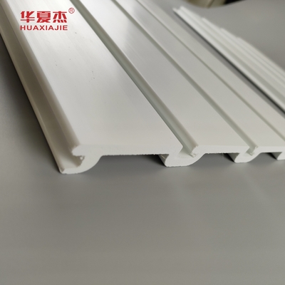 Yüksek kaliteli PVC Slatwall PVC Garaj Panel Duvar Çerçevesi Dekorasyon için Su geçirmez