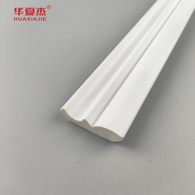 Yüksek kaliteli 25/64 x1-39/64 taç pvc kalıplama beyaz su geçirmez pvc profil iç bina dekorasyonu