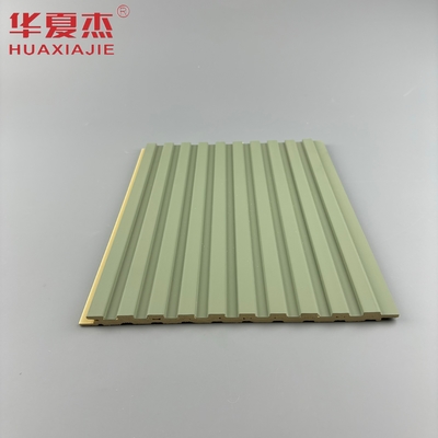 Yeni Tasarım Wpc Fluted Duvar Paneli Su geçirmez Wpc Pvc Laminated Anti Çizik Panelleri Duvar İç Dekorasyonu