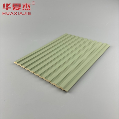 Yeni Tasarım Wpc Fluted Duvar Paneli Su geçirmez Wpc Pvc Laminated Anti Çizik Panelleri Duvar İç Dekorasyonu