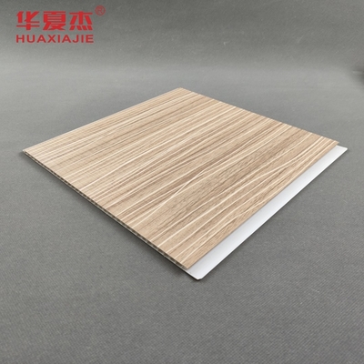Modern Tasarım Laminated Pvc Duvar Paneli 250x5mm Pvc Ahşap Taneler Panelli Oturma Odası Dekoru için