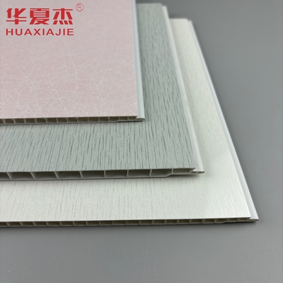 Gümüş metal desenli beyaz taban plaka Pvc duvar paneli tavan dekorasyonu apartman için Pvc paneller