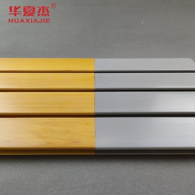 Özel uzunluk ve mükemmel darbe direnci ile 300mm X 17mm PVC Slatwall panelleri