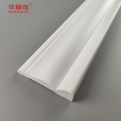 Beyaz PVC etek dekorasyonu pvc kalıplama nem geçirmez ev dekorasyonu