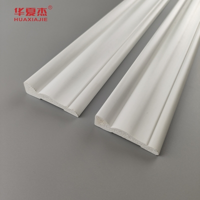 Beyaz PVC etek dekorasyonu pvc kalıplama nem geçirmez ev dekorasyonu