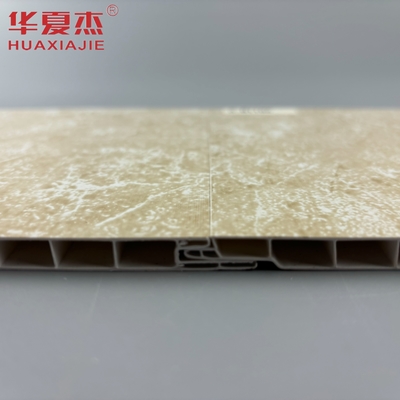 Sarı Mermer Pvc Banyo Duvar Panelleri 250mmx8mm Kolay Kurulum Dekorasyonu
