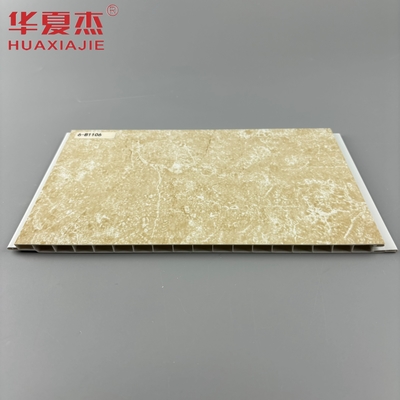Sarı Mermer Pvc Banyo Duvar Panelleri 250mmx8mm Kolay Kurulum Dekorasyonu
