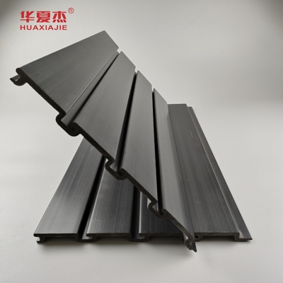 Siyah Parlak PVC Slatwall Panelleri Ev İçi İçin PVC garaj paneli