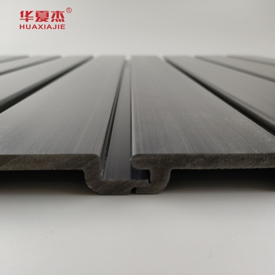 Siyah Parlak PVC Slatwall Panelleri Ev İçi İçin PVC garaj paneli