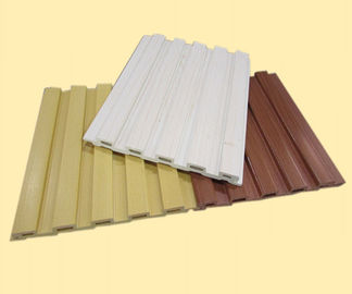 İyi fiyat Ahşap Plastik Kompozit WPC Cephe Dört Grooves Mouldproof çevrimiçi