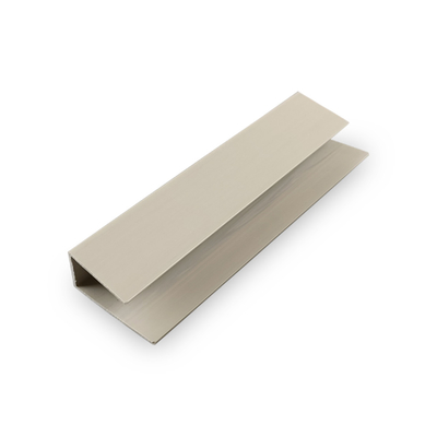 Uç Kapağı Kalıplama Pvc Slatwall Panel Dekoratif Beyaz Siyah Gri Renk