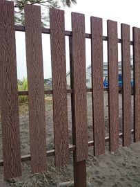 İyi fiyat Doğal Ahşap WPC Decking / Çiftlikte% 100 geri dönüştürülebilir WPC Raylı Çit çevrimiçi
