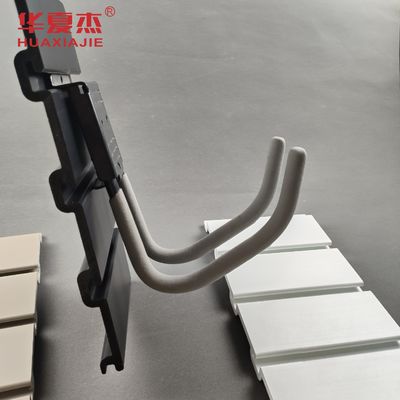 İyi fiyat Gri PVC Depolama Duvar Panelleri 4 İnç SlatWall PVC GARAGE PANEL çevrimiçi