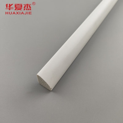 İyi fiyat Sıcak Satış Pvc Kalıplama 1/2'' Çeyreği Yuvarlak Beyaz Vinil 12' Su geçirmez Profili Pvc İç Dekorasyon çevrimiçi