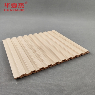 İyi fiyat özel wpc duvar paneli laminated fluted wpc board ev dekorasyonu çevrimiçi