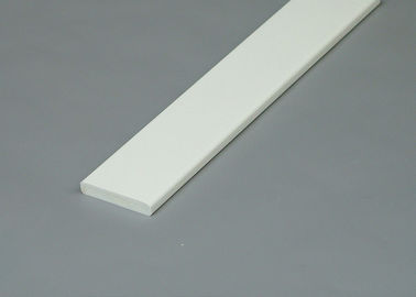 İyi fiyat Woodgrain PVC Dekoratif Pervaz / Kafes Beyaz PVC Trim Kurulu / PVC Profiller çevrimiçi