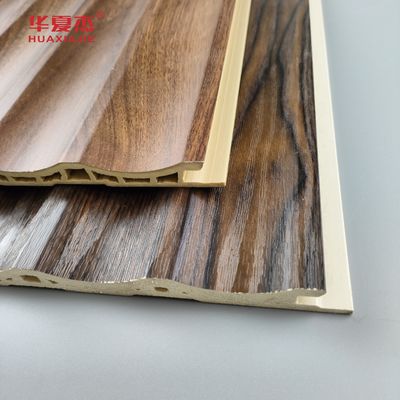 İyi fiyat Factory Direct Sales Wooden Grain Fluted WPC Wall Panel | Home Indoor Decoration Material（ çevrimiçi